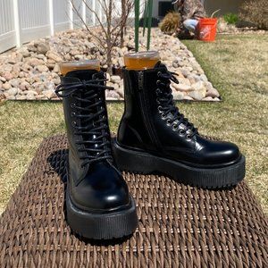 Jeffrey Campbell Sopas Lugged Platform Combat Boots